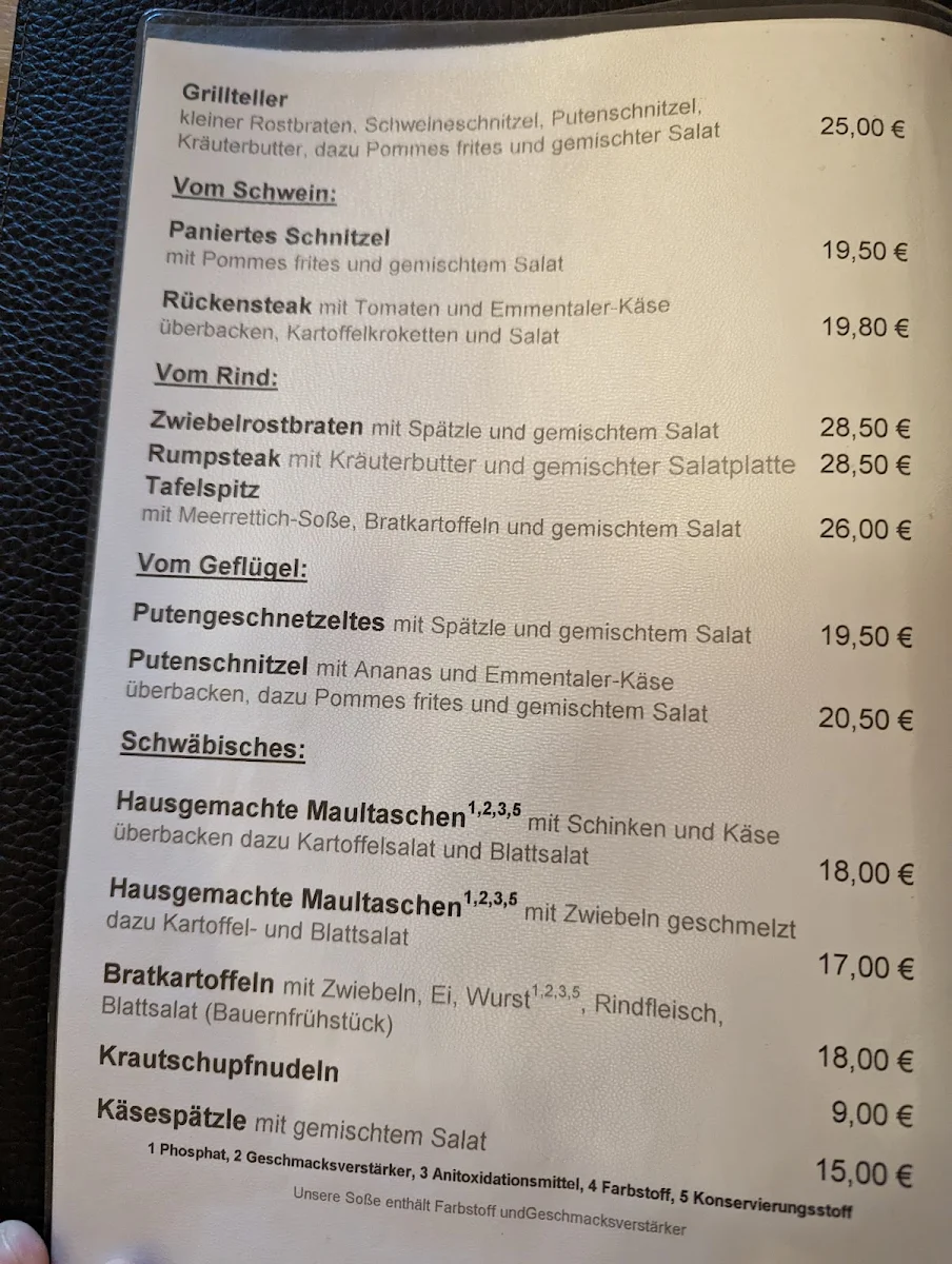 Speisekarte photo 1