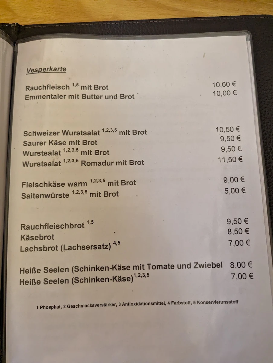 Speisekarte photo 3