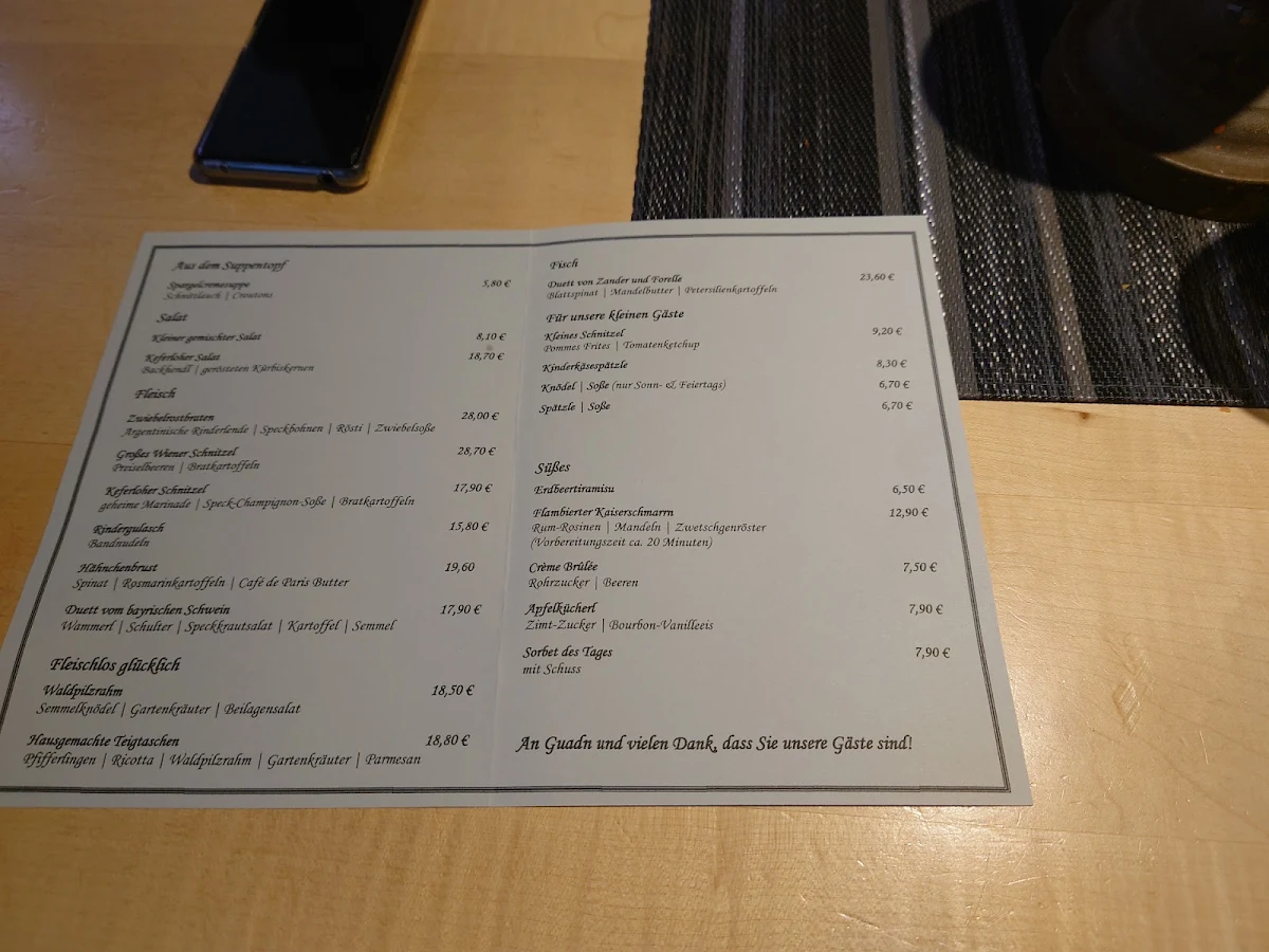 Speisekarte photo 3