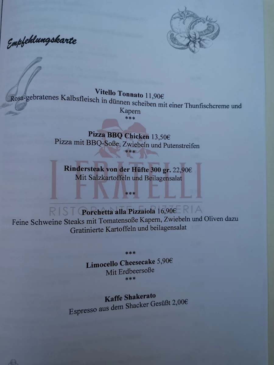 Speisekarte photo 1