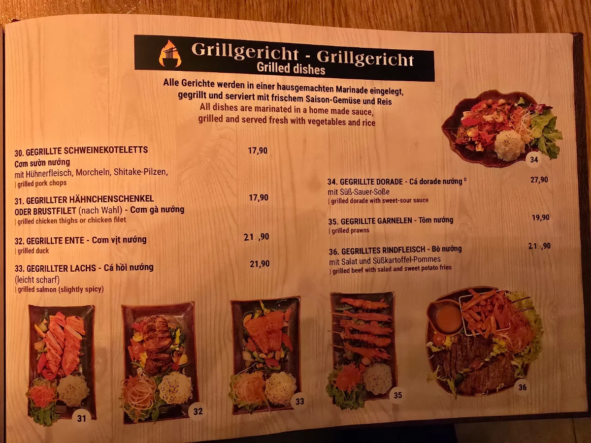 Speisekarte photo 2