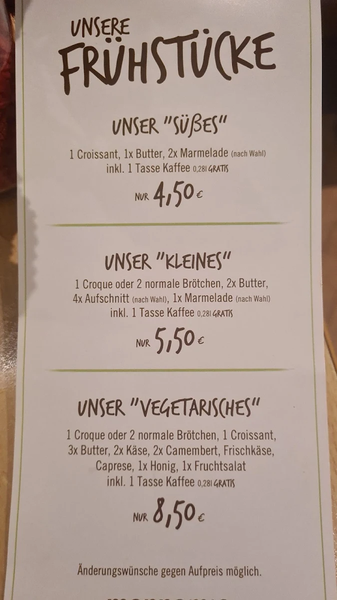 Speisekarte photo 1