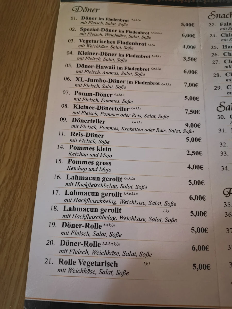 Speisekarte photo 10