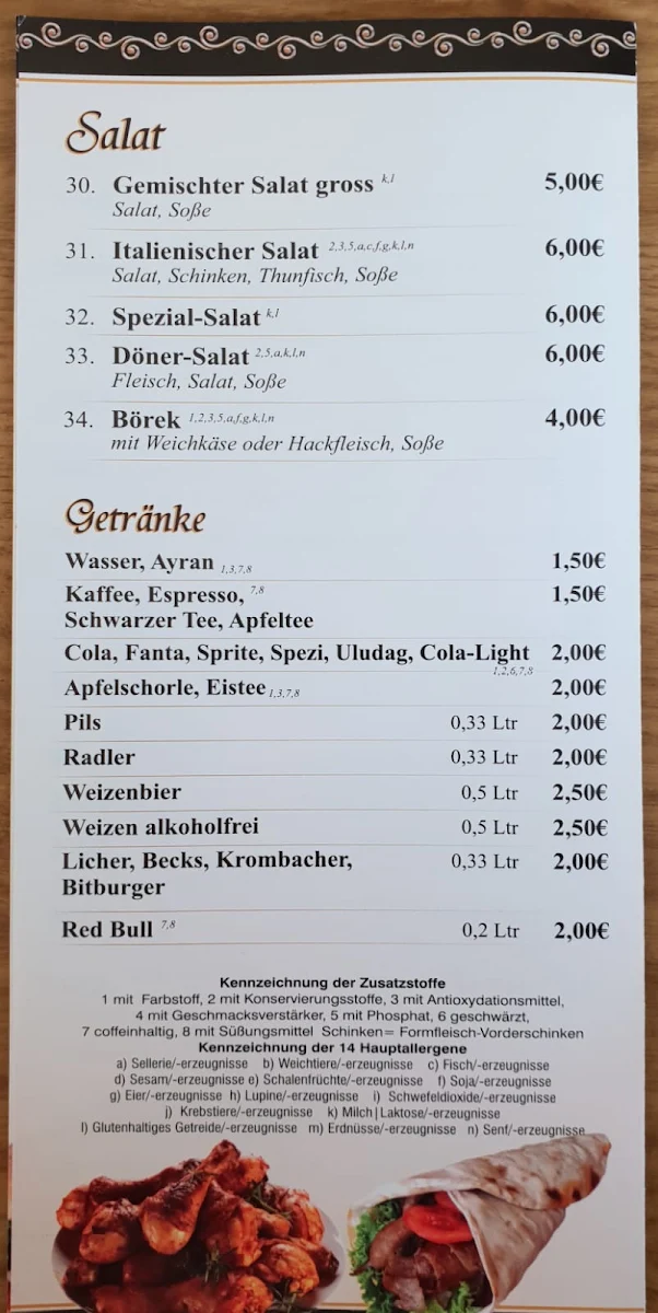 Speisekarte photo 5