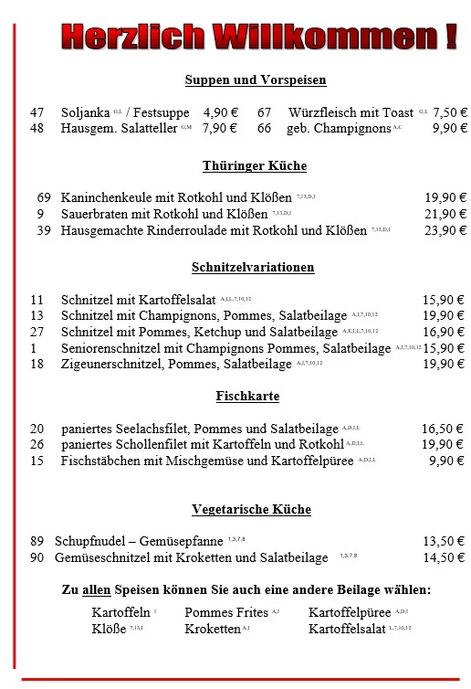Speisekarte photo 2