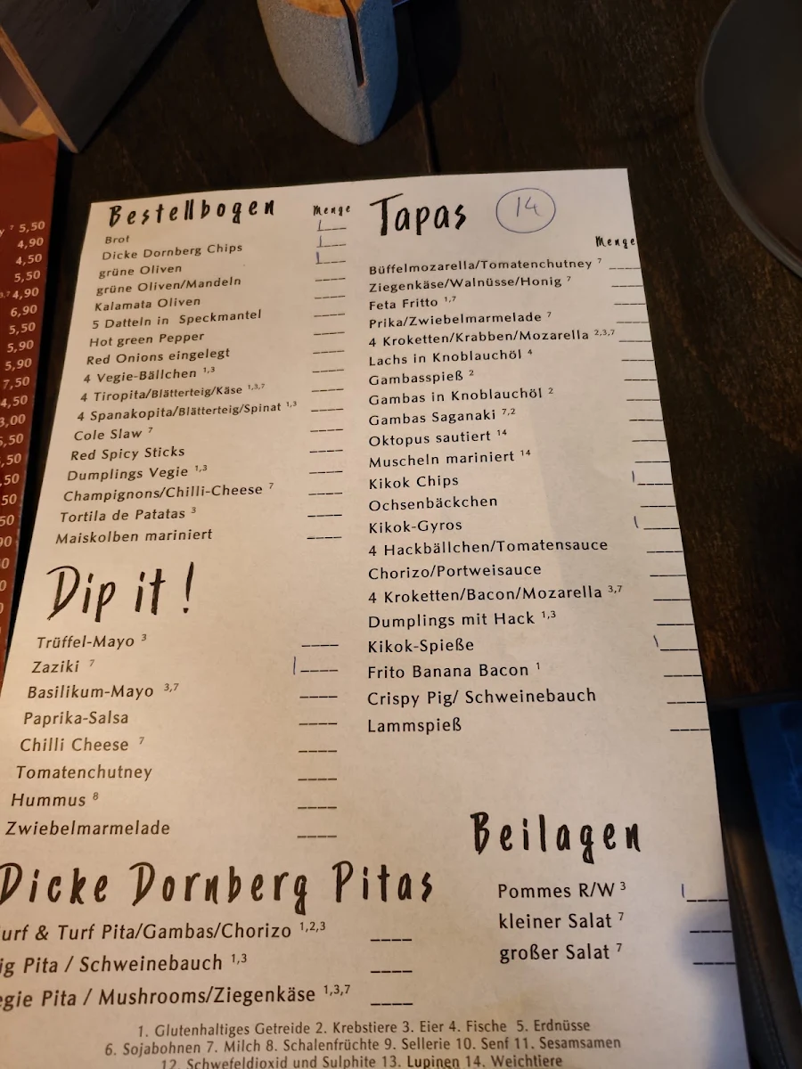 Speisekarte photo 5