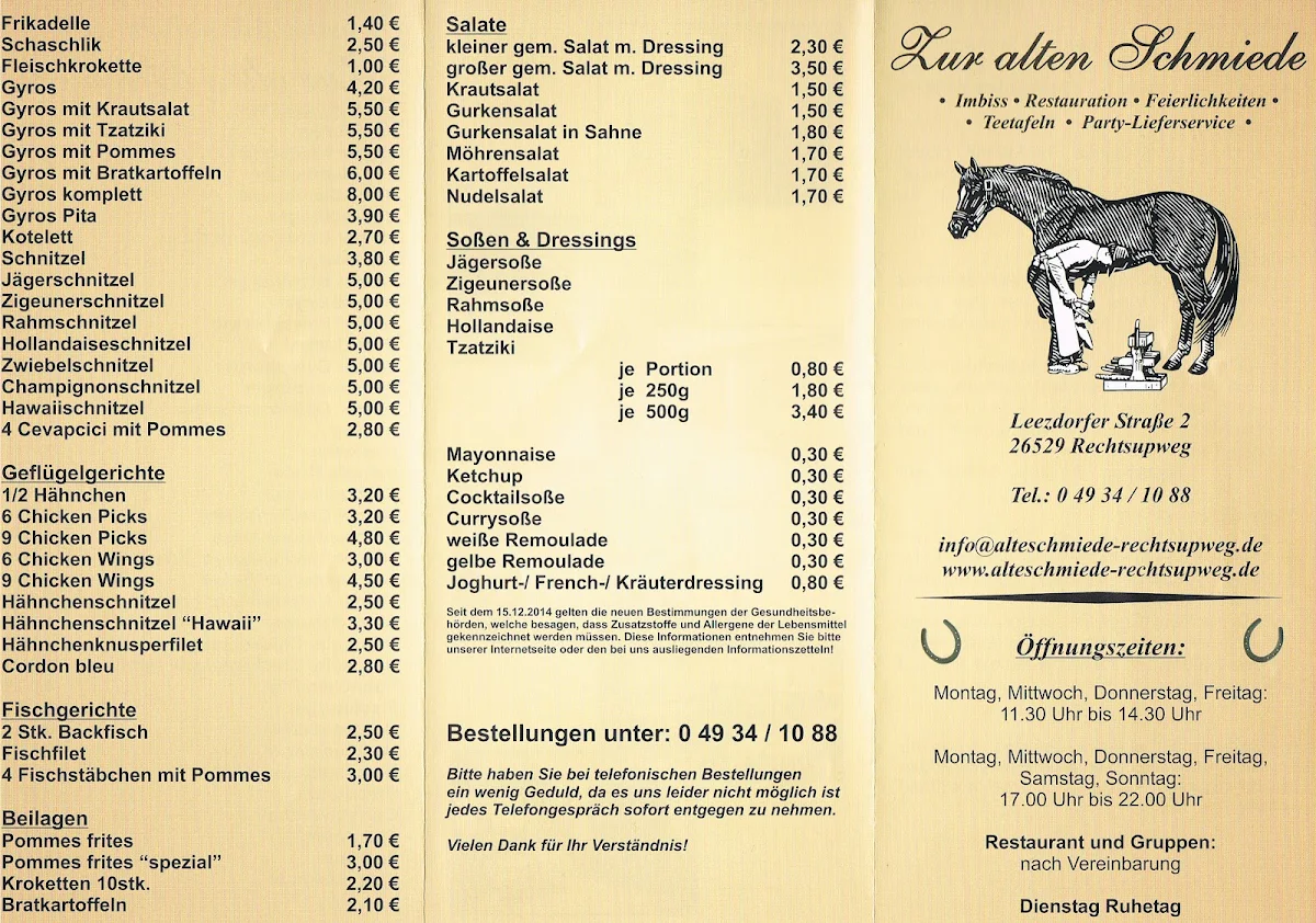 Speisekarte photo 2