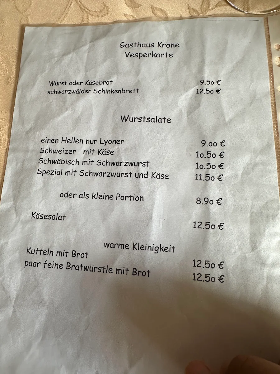 Speisekarte photo 1