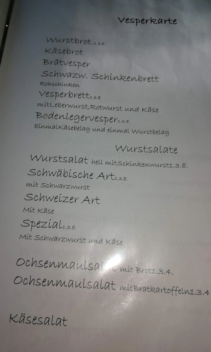Speisekarte photo 5