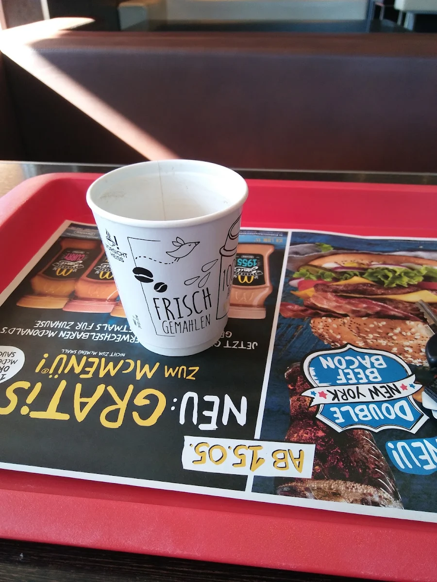 Speisekarte, McDonald's