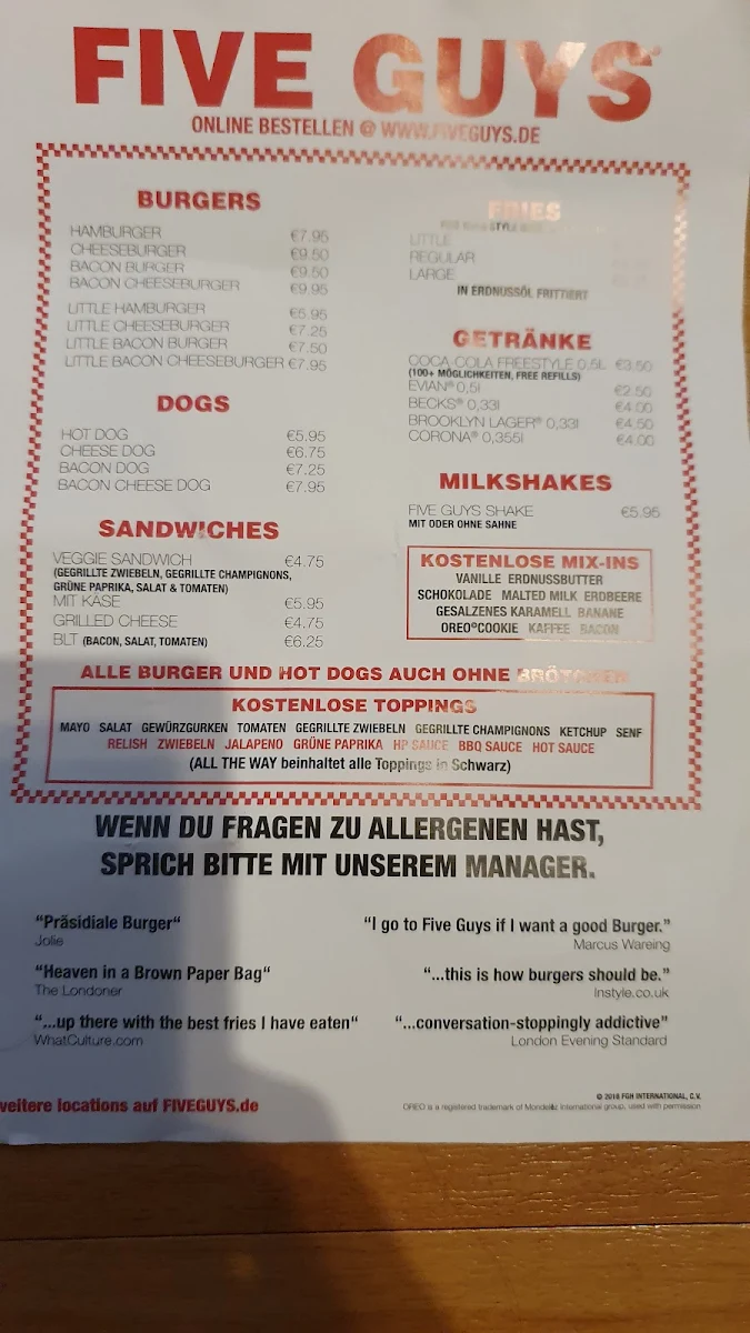 Speisekarte photo 5