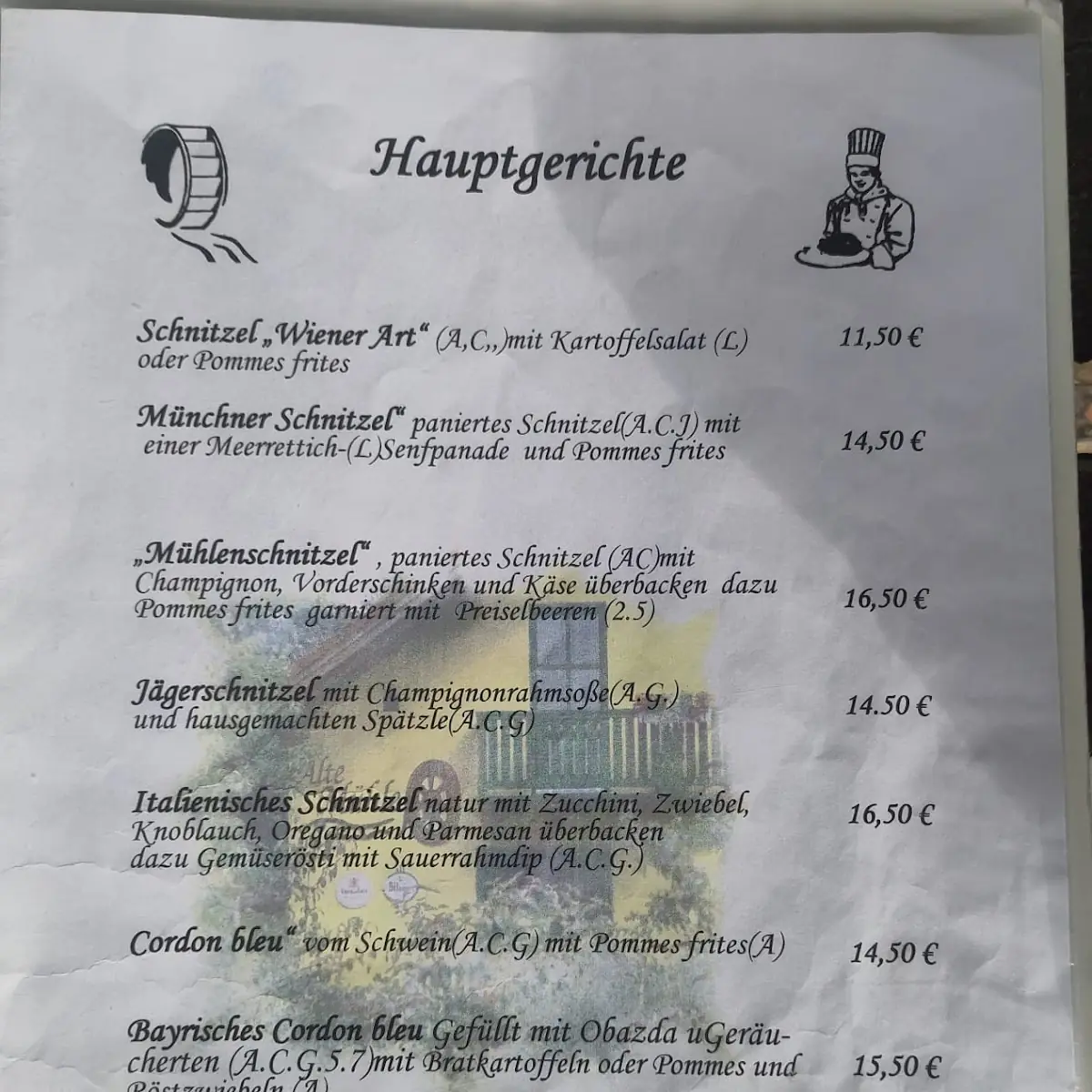 Speisekarte photo 1