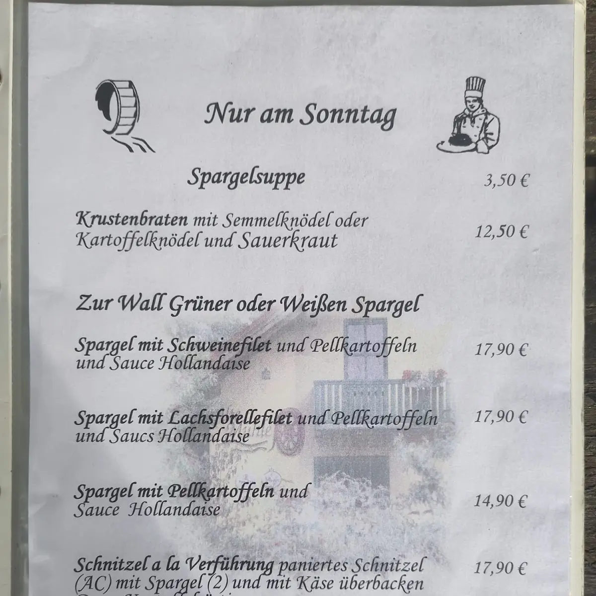 Speisekarte photo 2