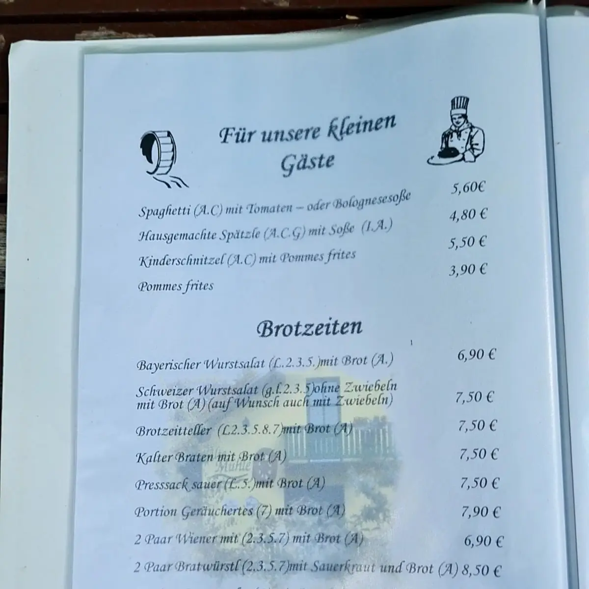Speisekarte photo 8