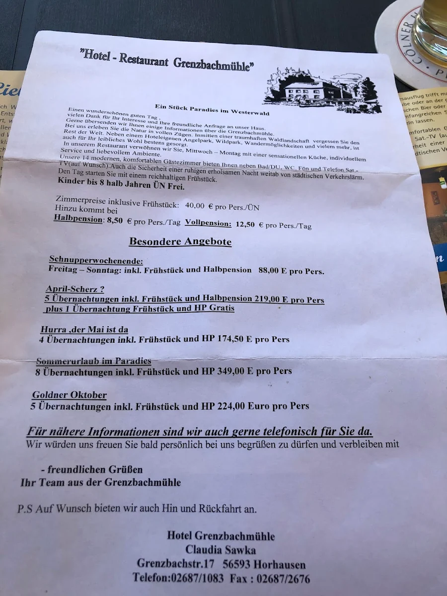 Speisekarte photo 1