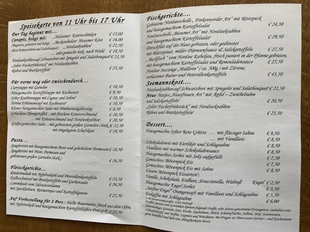 Speisekarte photo 3