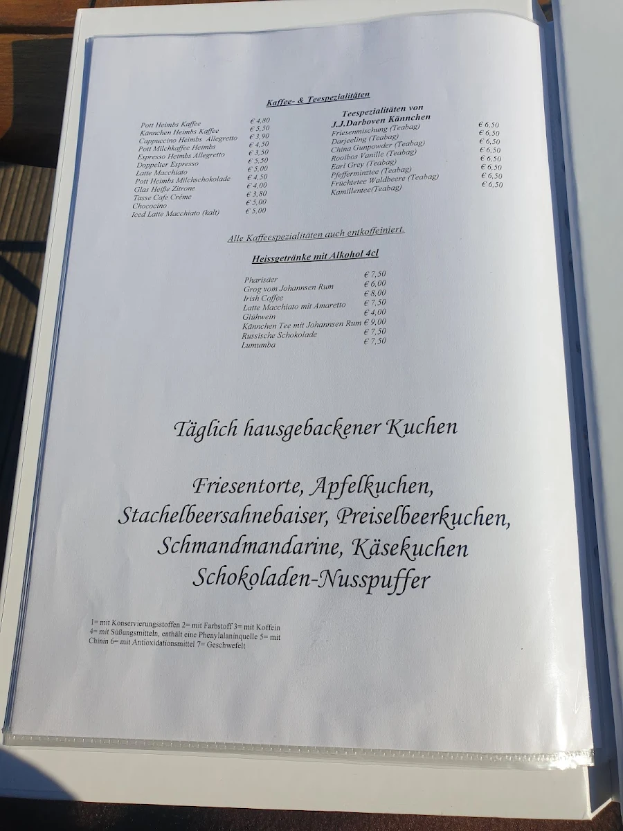 Speisekarte photo 5