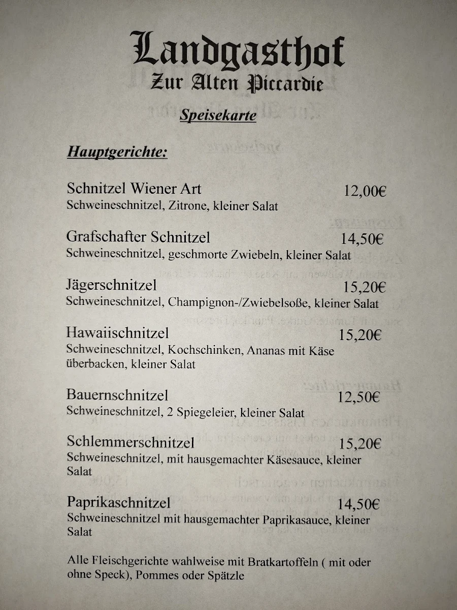 Speisekarte photo 3