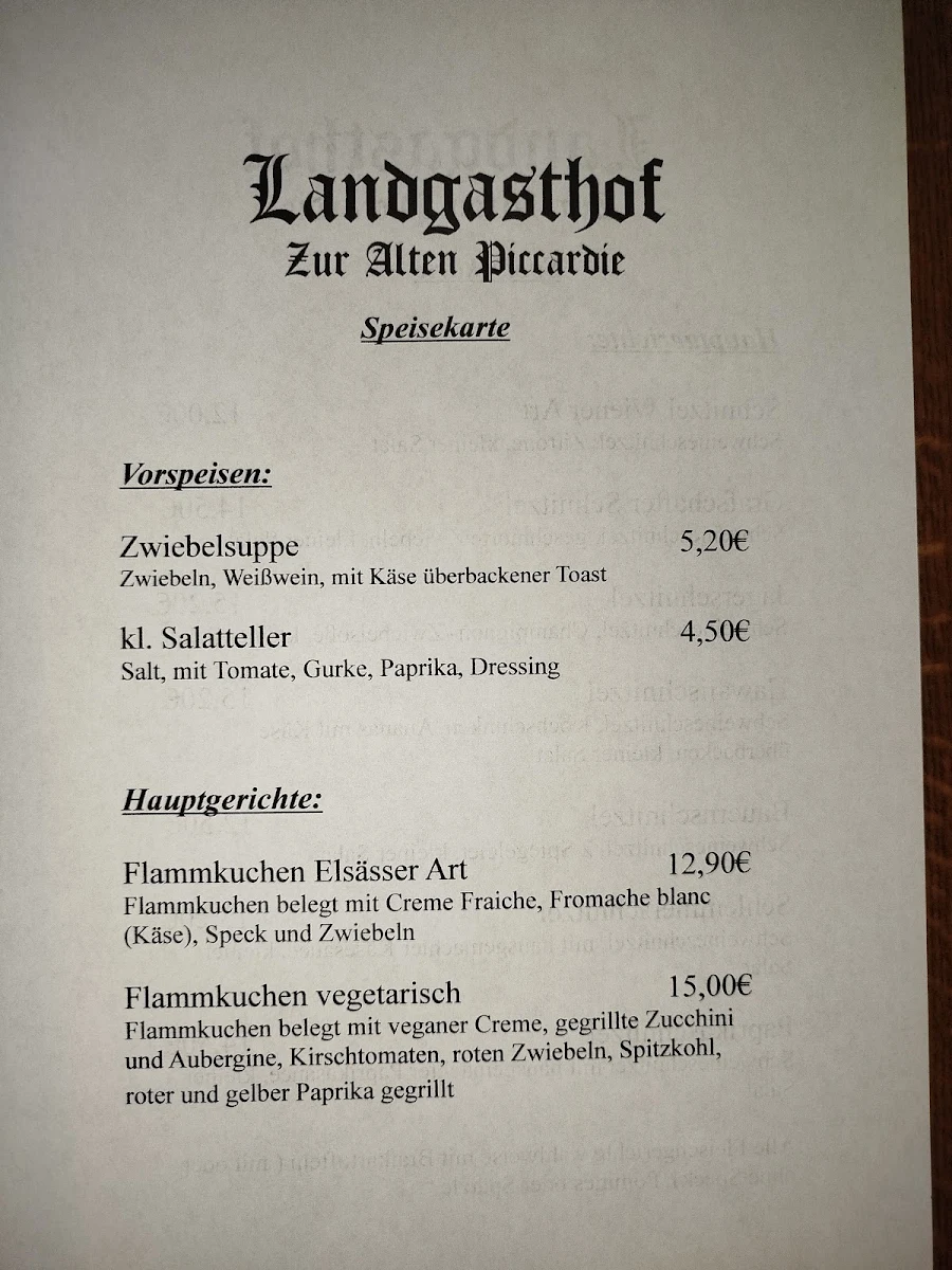 Speisekarte photo 4