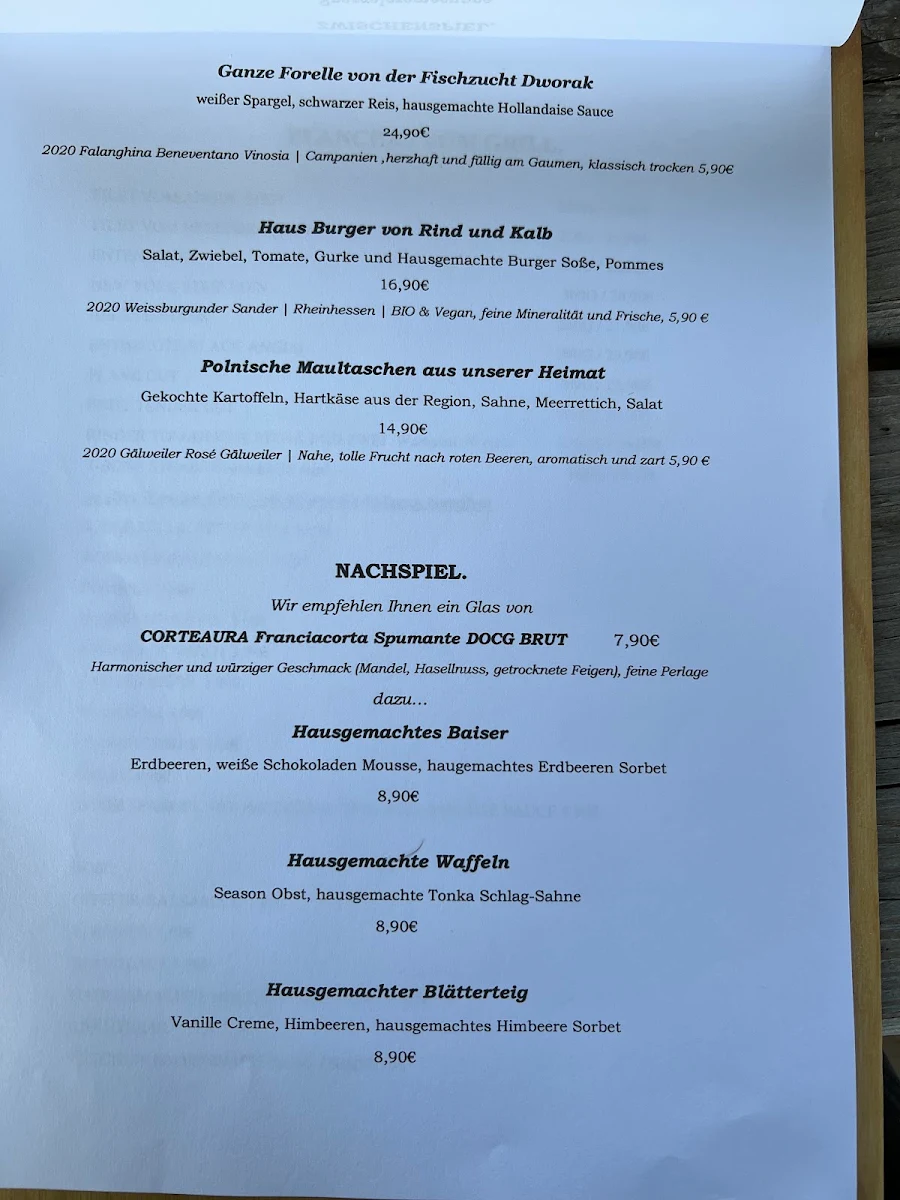 Speisekarte photo 1