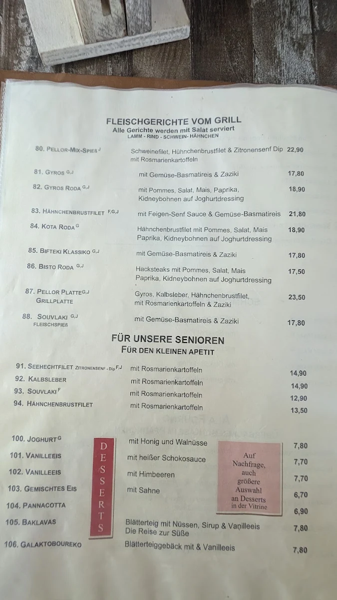 Speisekarte photo 3