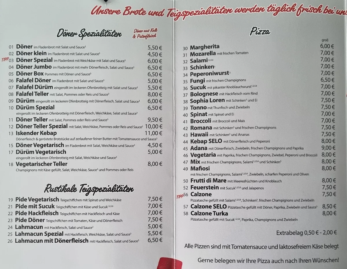 Speisekarte photo 3