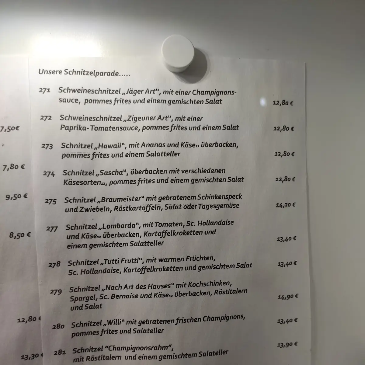 Speisekarte photo 2