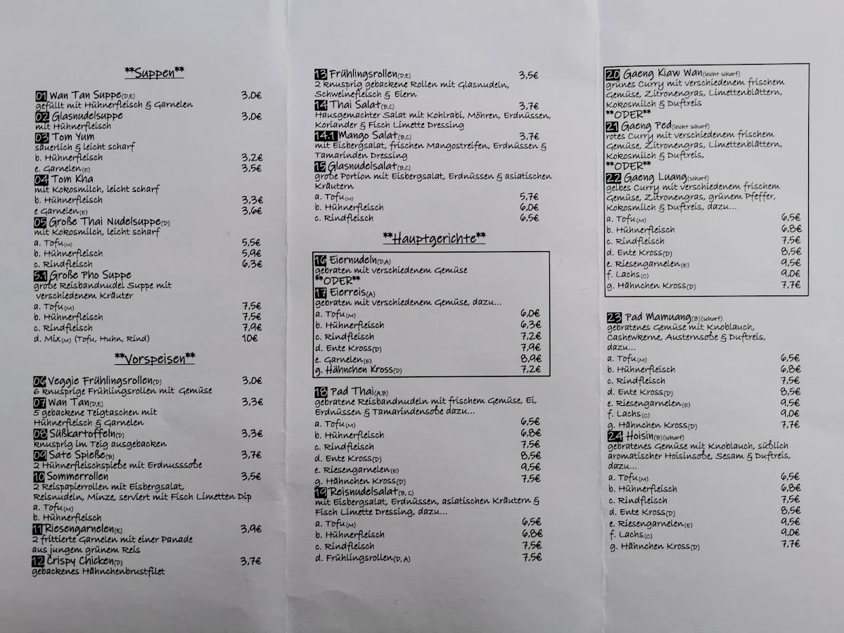 Speisekarte photo 2