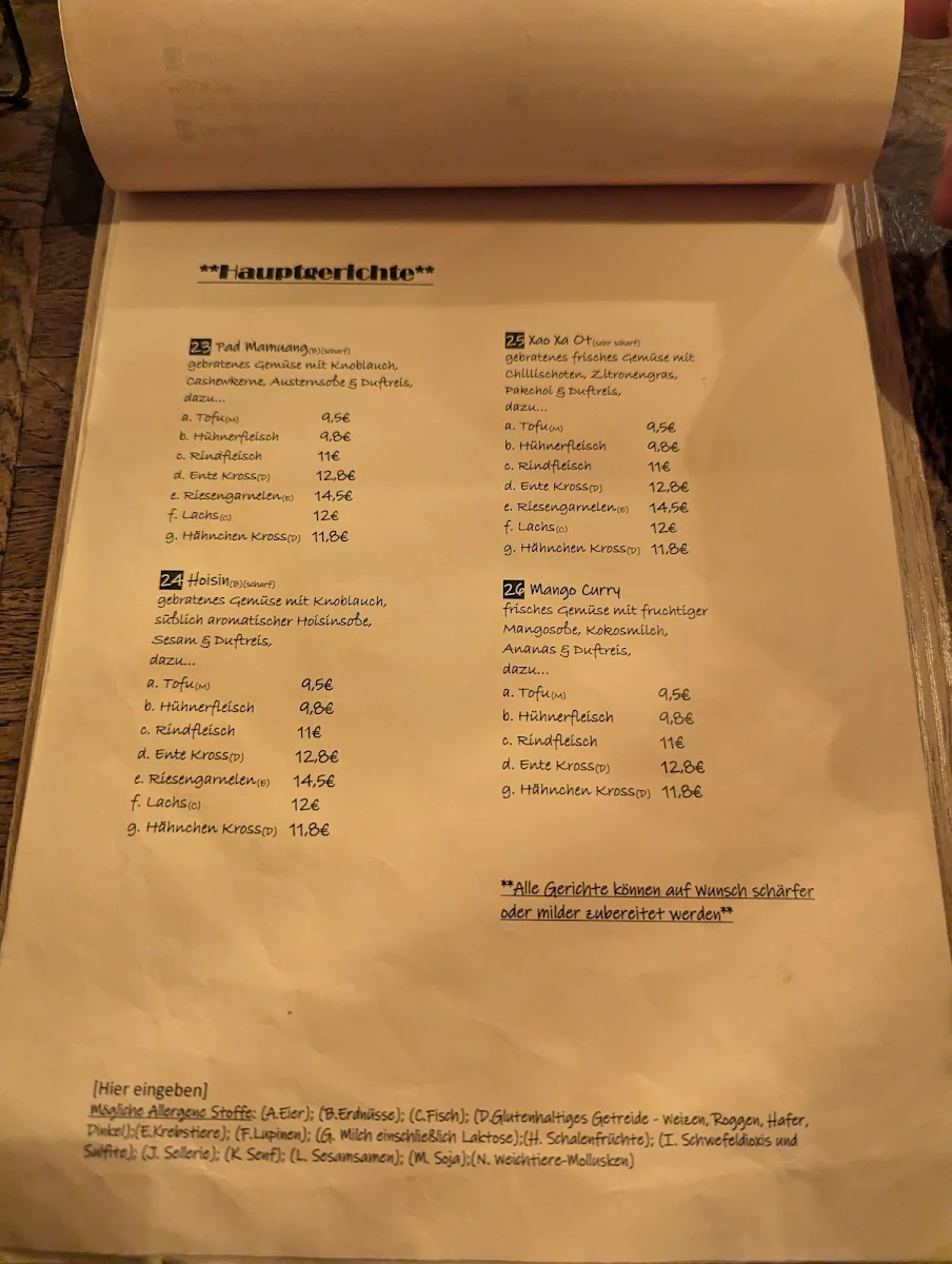 Speisekarte photo 3