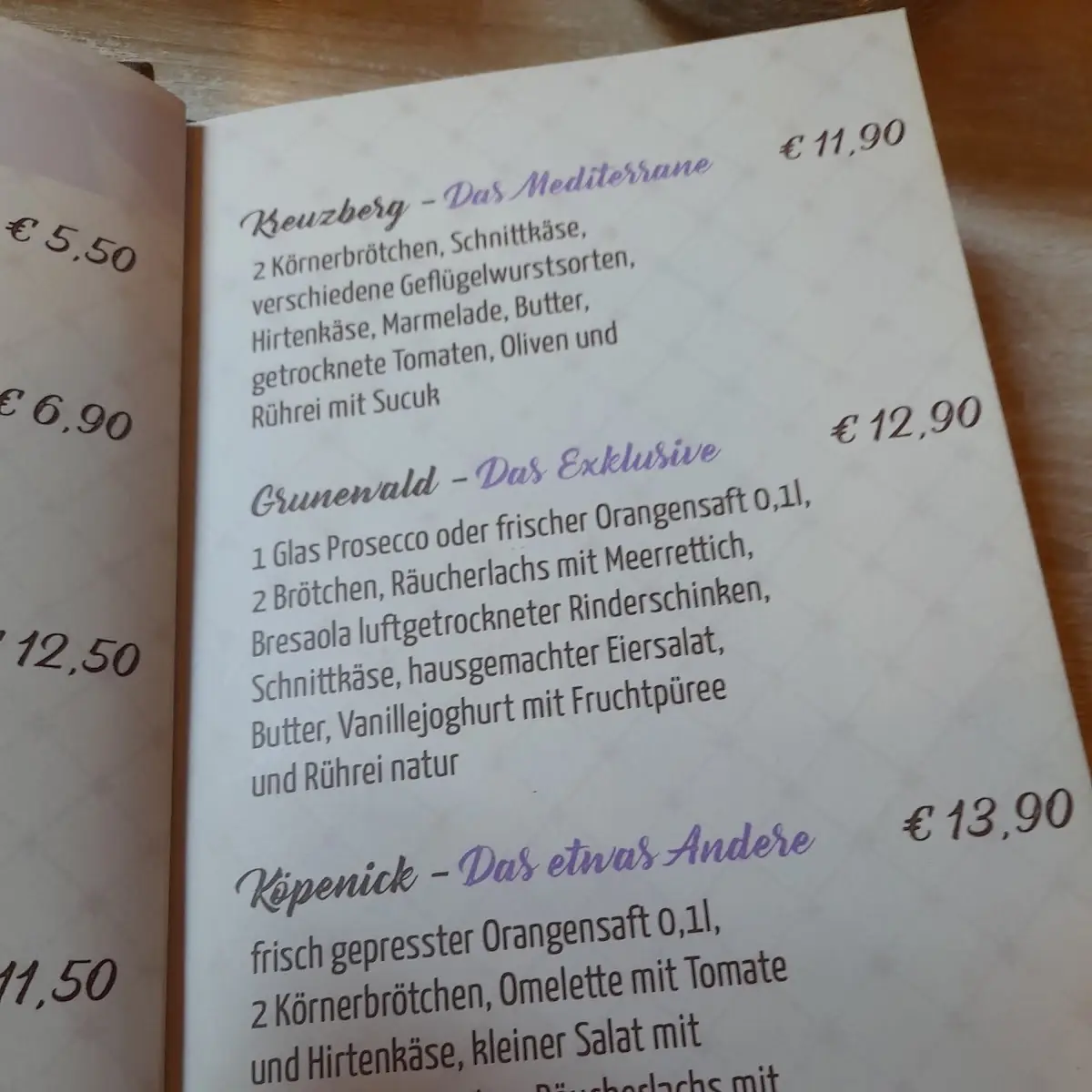 Speisekarte photo 10