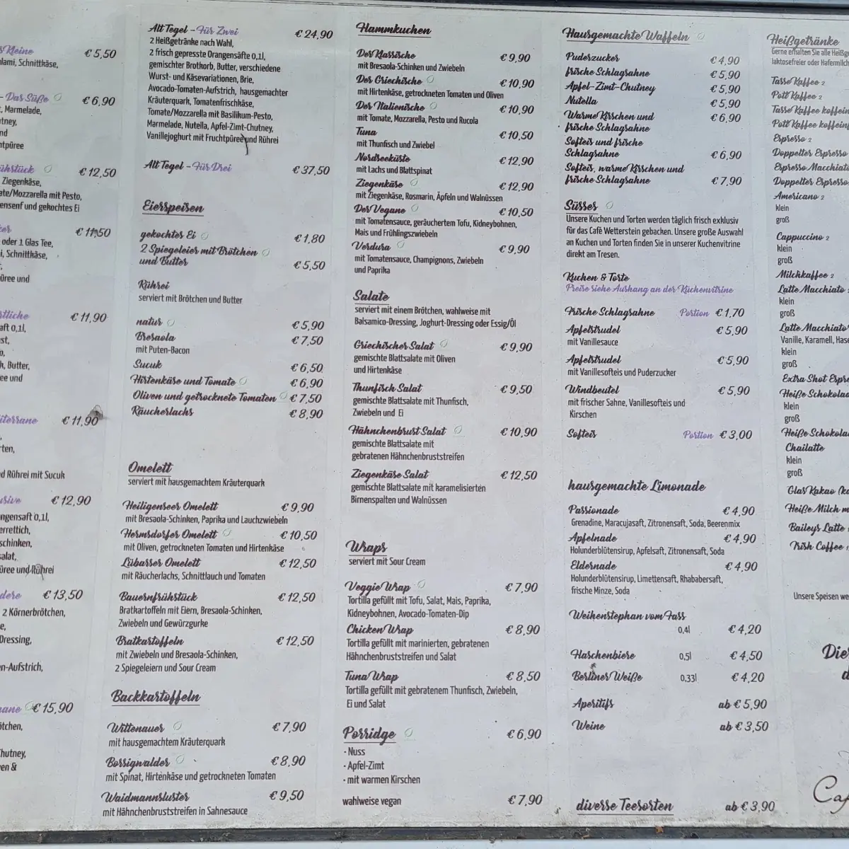 Speisekarte photo 3