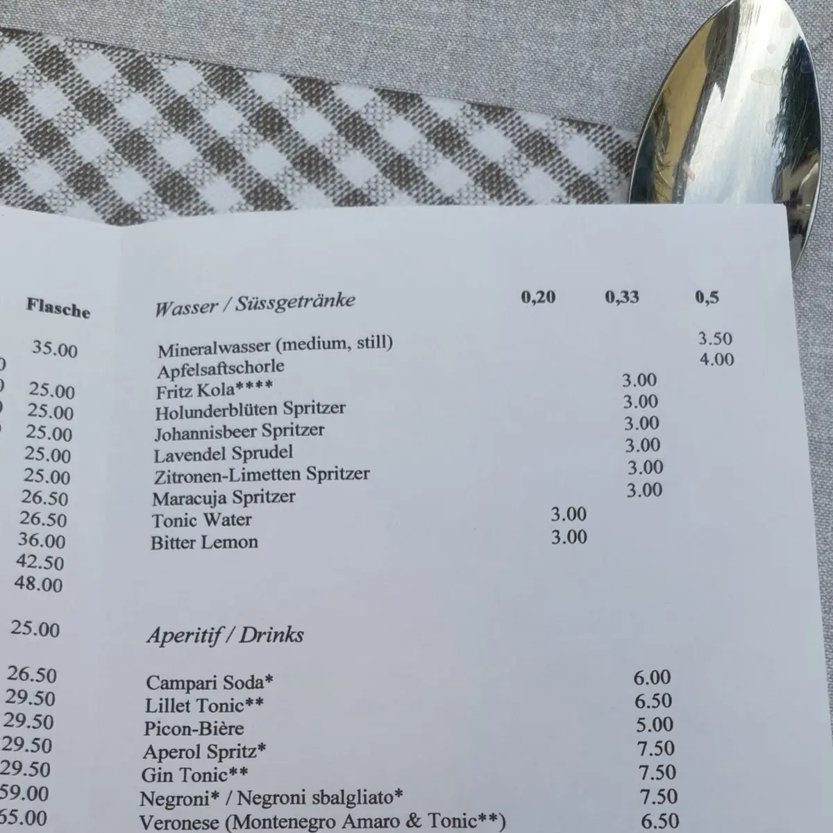 Speisekarte photo 4