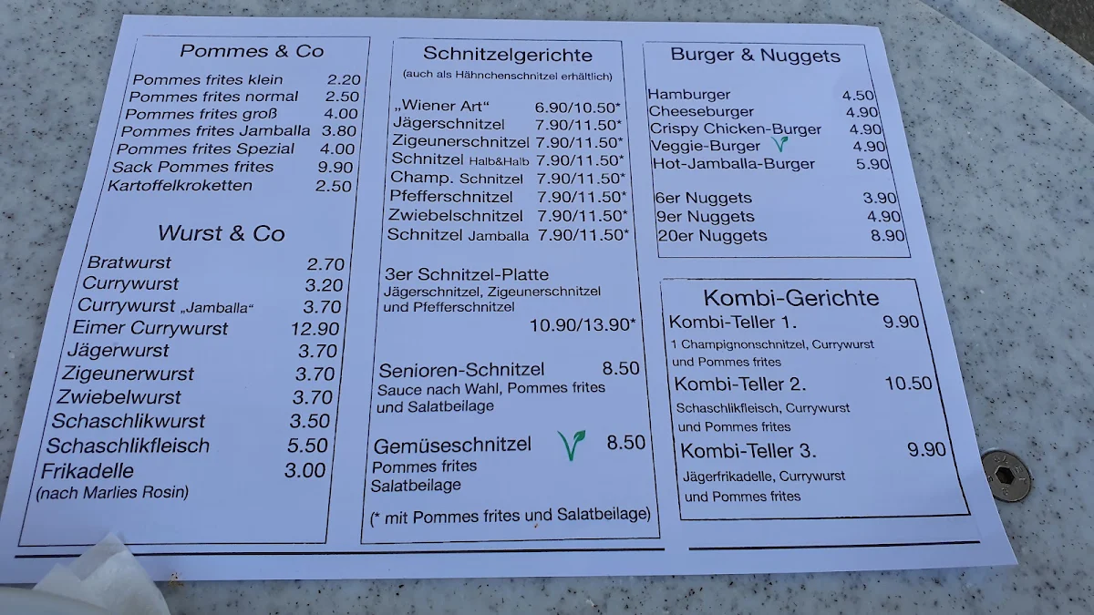 Speisekarte photo 2