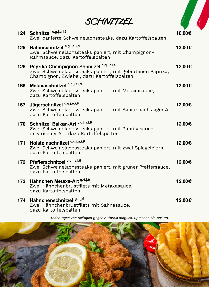 Speisekarte photo 2