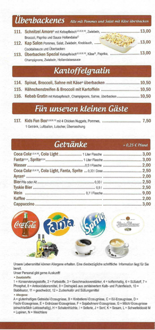 Speisekarte photo 4