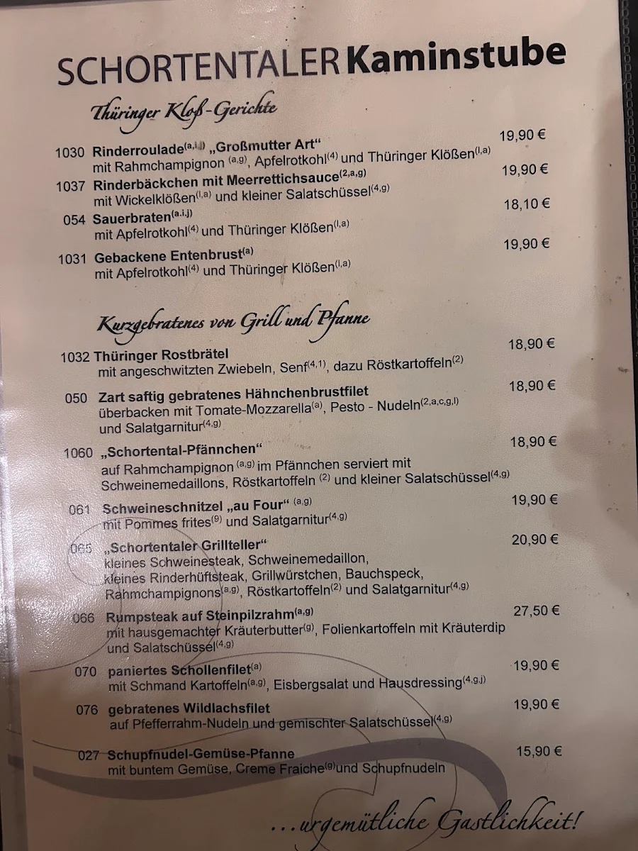 Speisekarte photo 2