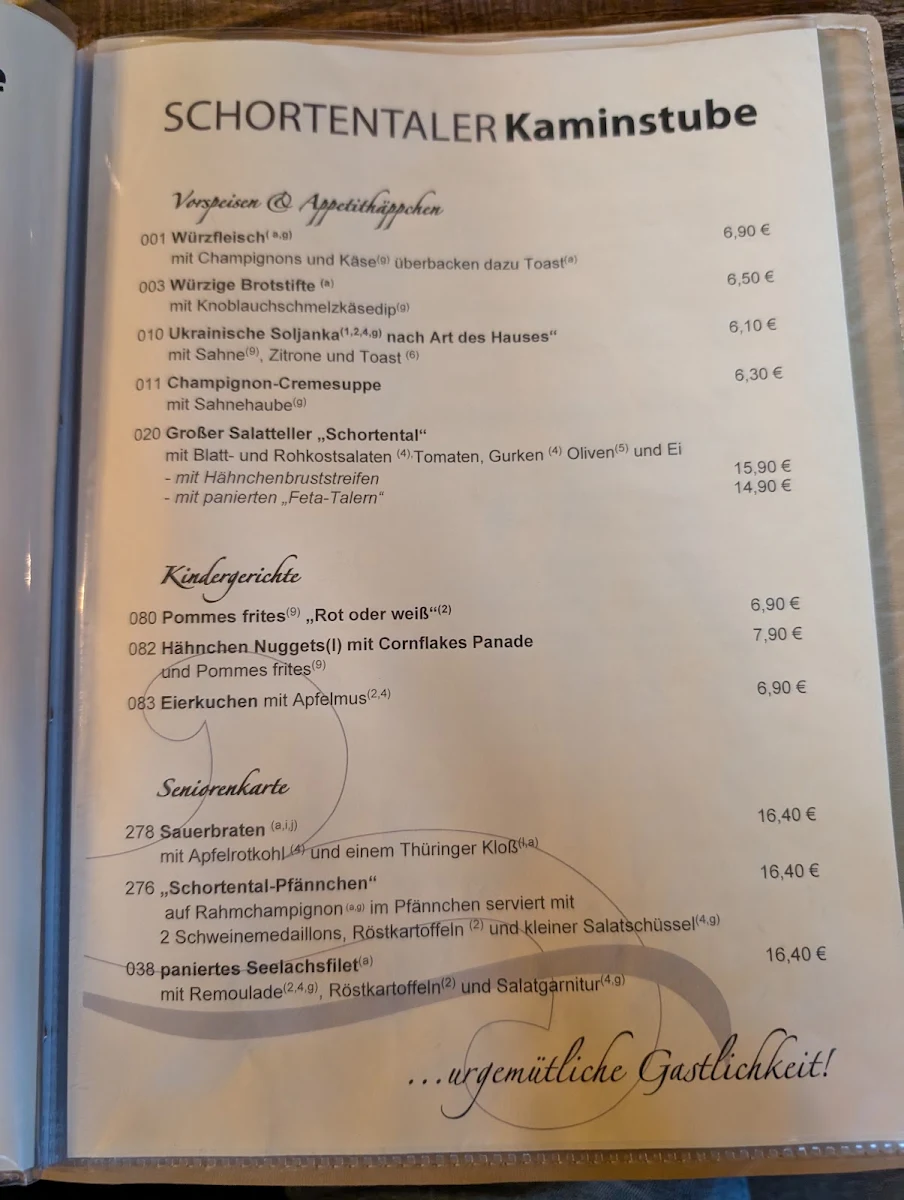 Speisekarte photo 3