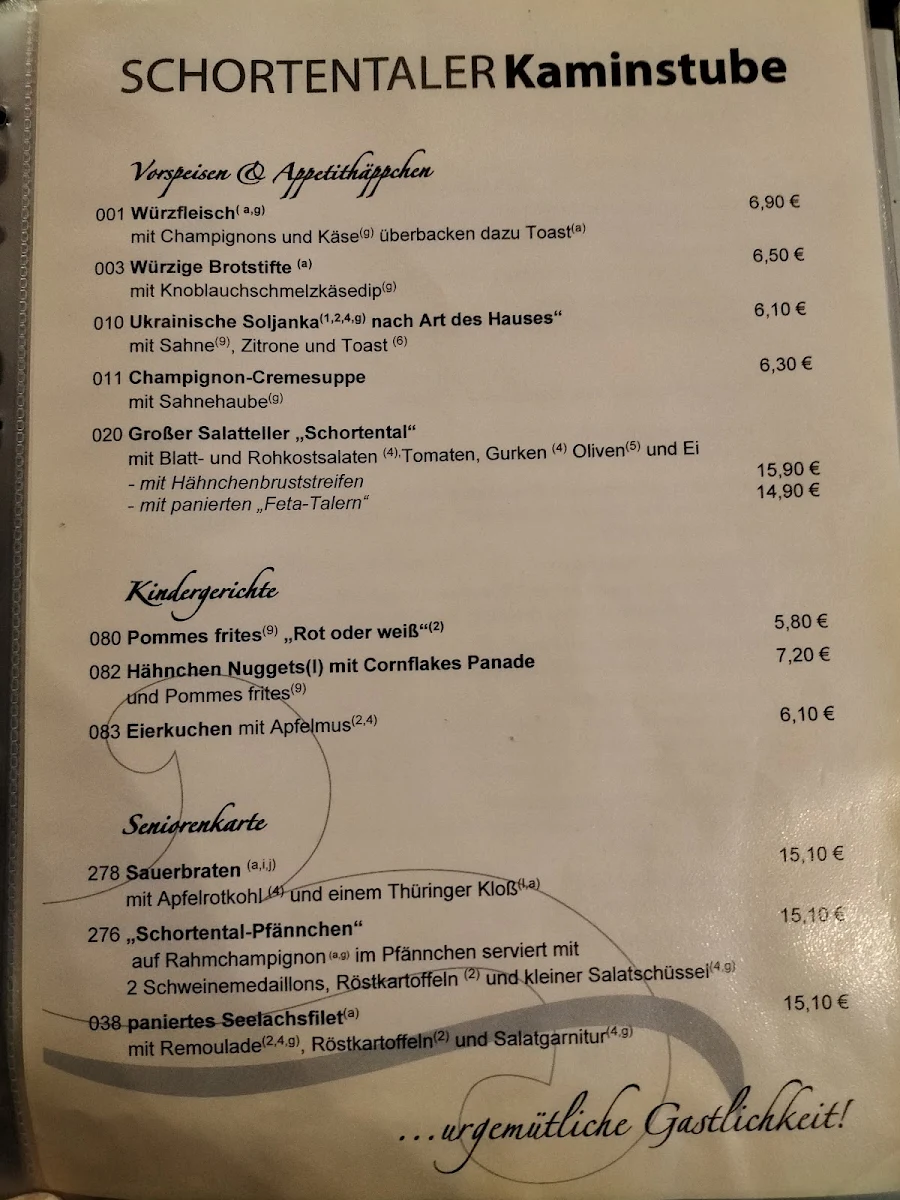 Speisekarte photo 5