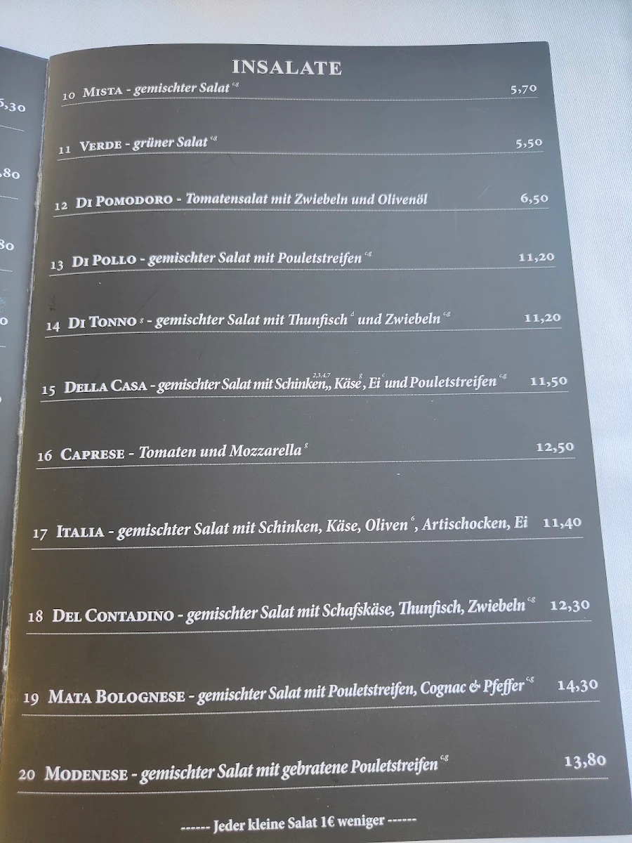 Speisekarte photo 2