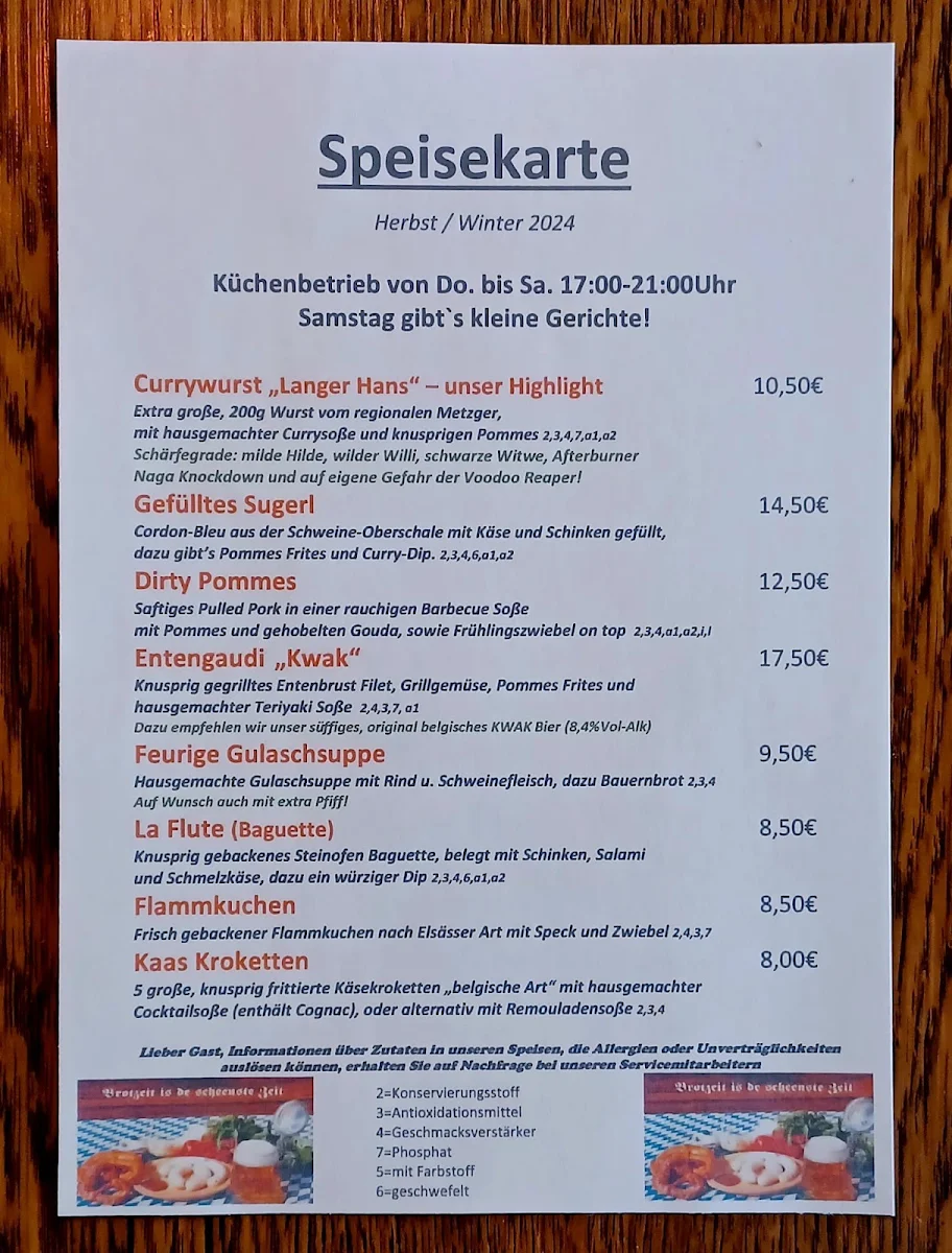Speisekarte photo 1