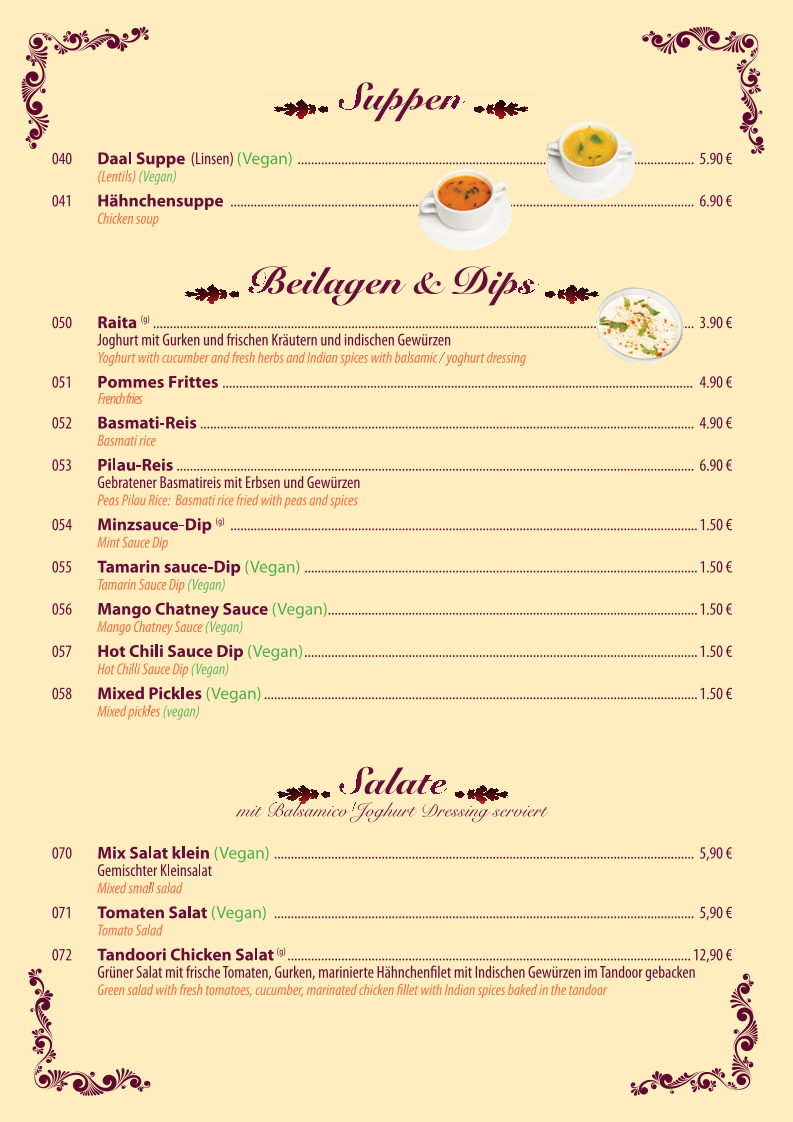 Speisekarte photo 6