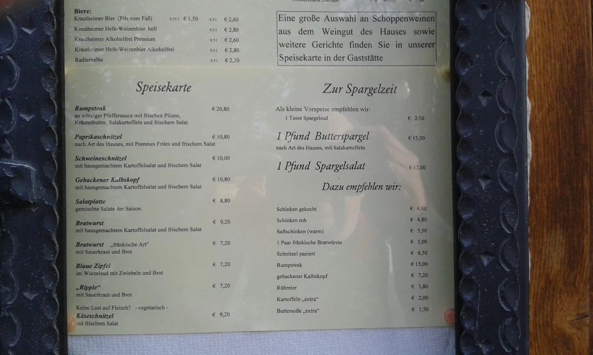 Speisekarte photo 4
