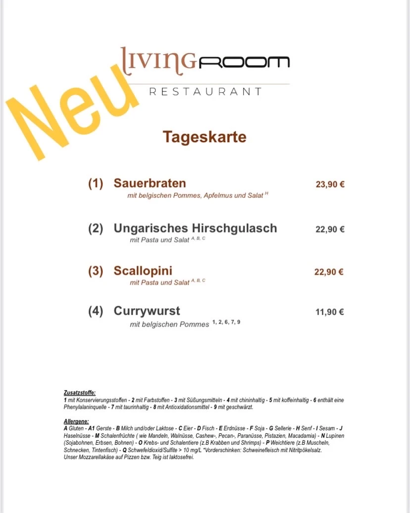 Speisekarte photo 3