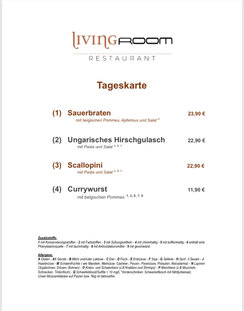 Speisekarte photo 6