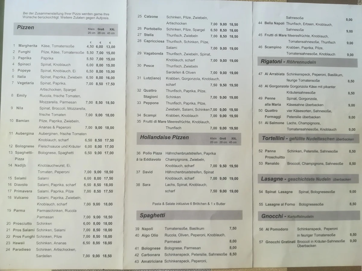 Speisekarte photo 2