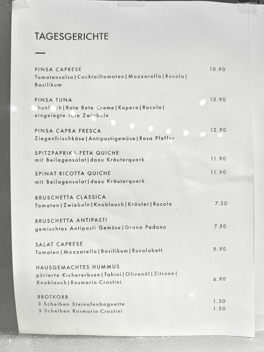 Speisekarte photo 1