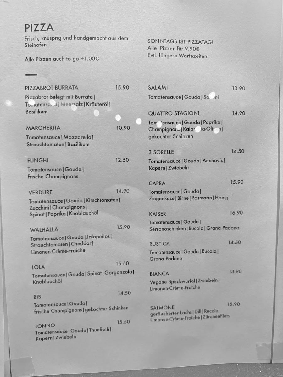 Speisekarte photo 3