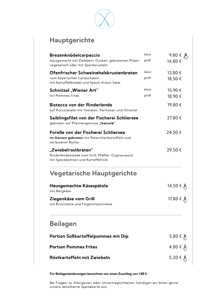 Speisekarte photo 1