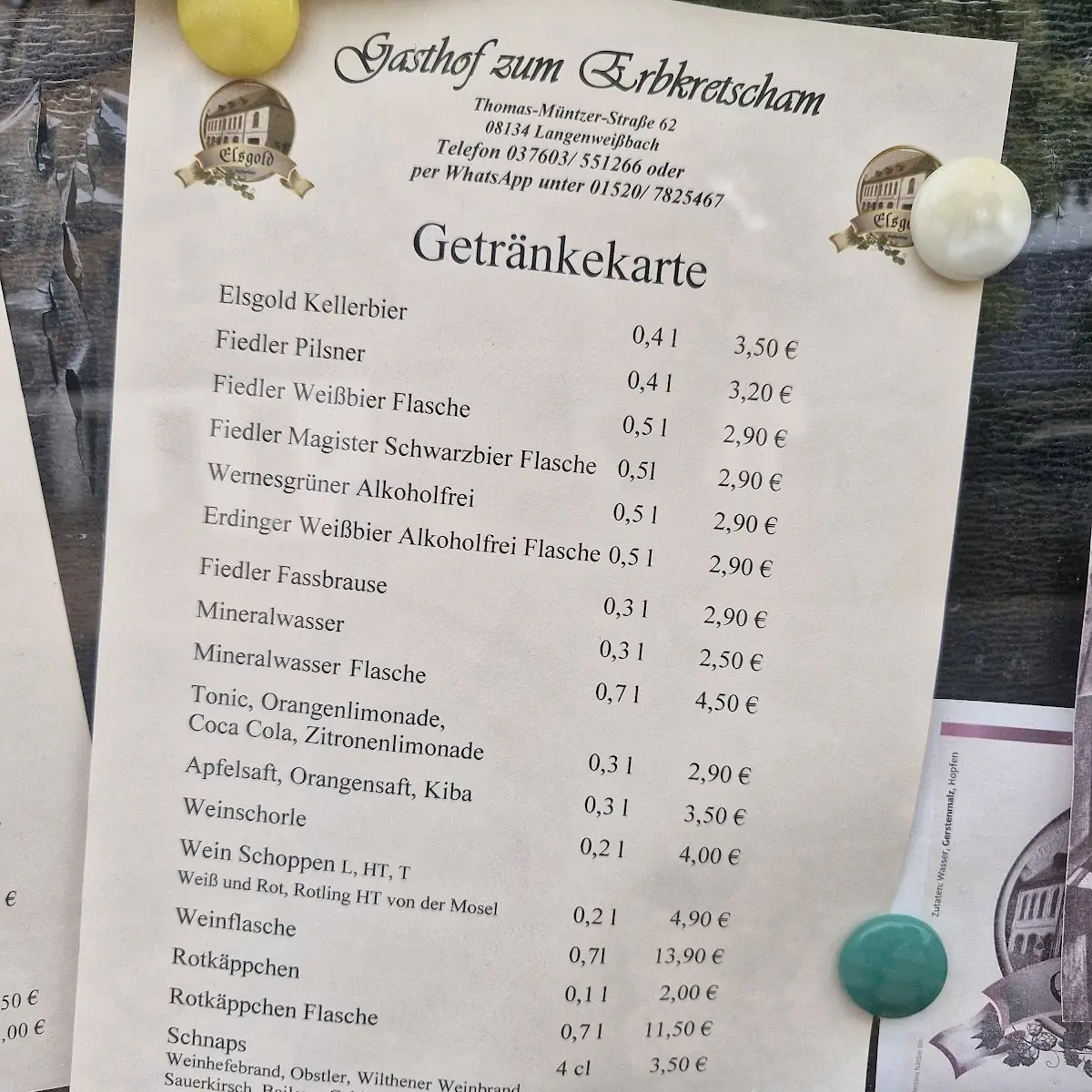 Speisekarte photo 2