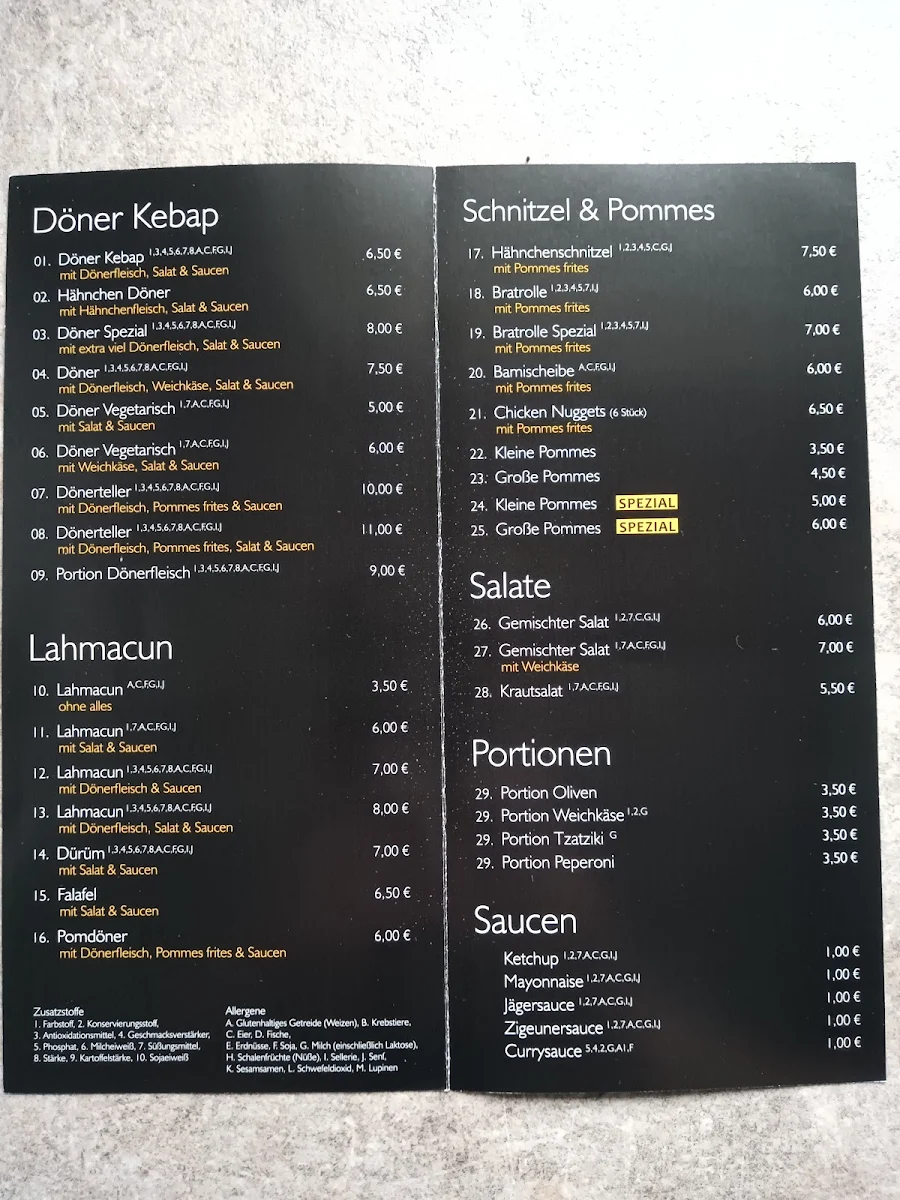 Speisekarte photo 6